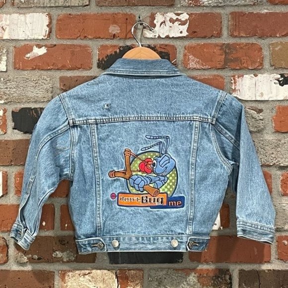 Disney Other - Vintage 90s 1998 Bug's Life Dont Bug Me Denim Jean Jacket XS The Disney Catalog